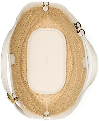 kate spade new york Deco Straw Medium Tulip Tote Bag