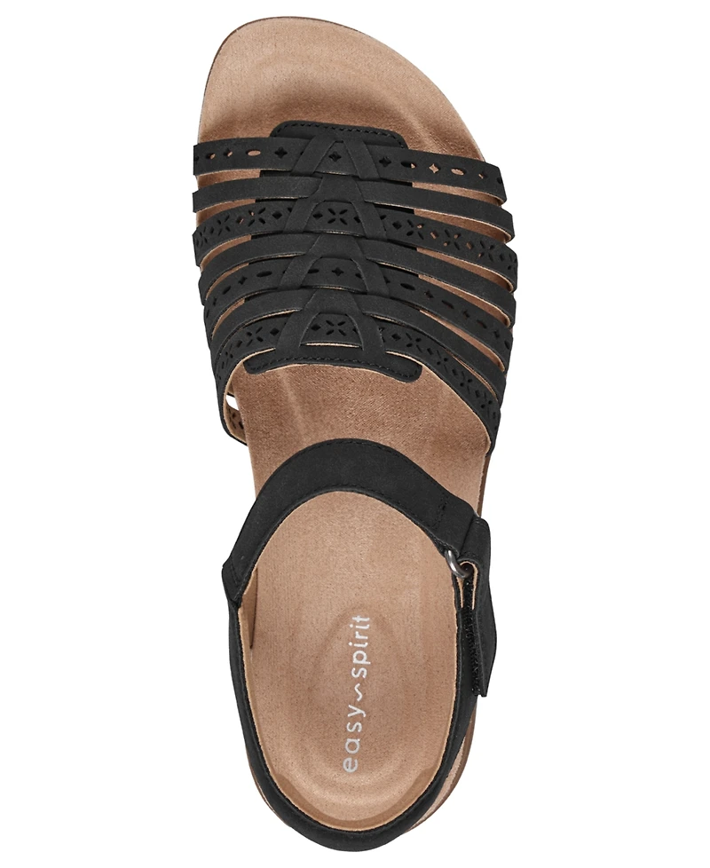 Easy Spirit Women's Mandie Strappy Flat Sandals