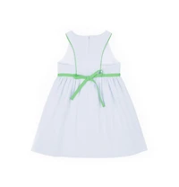 Florence Eiseman Big Girls Check Seersucker Dress With Golf Cart