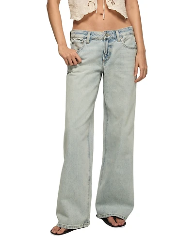 Lucky Brand Women's Baggy Wide Leg Jeans