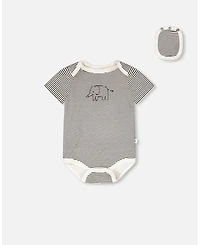 Deux par Baby Boy 3 Pack Evolutive Cotton Jersey Onesies