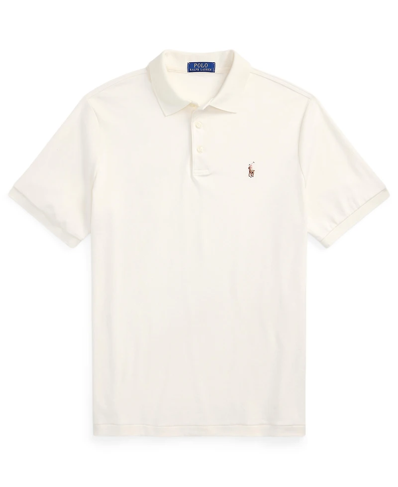 Men's Slim-Fit Soft Cotton Polo Shirt