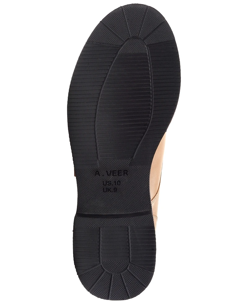A. Veer Men's Sorrento Round-Toe Moc Derbies Shoes