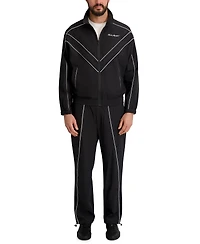 Karl Lagerfeld Paris Men's Full-Zip Track Jacket