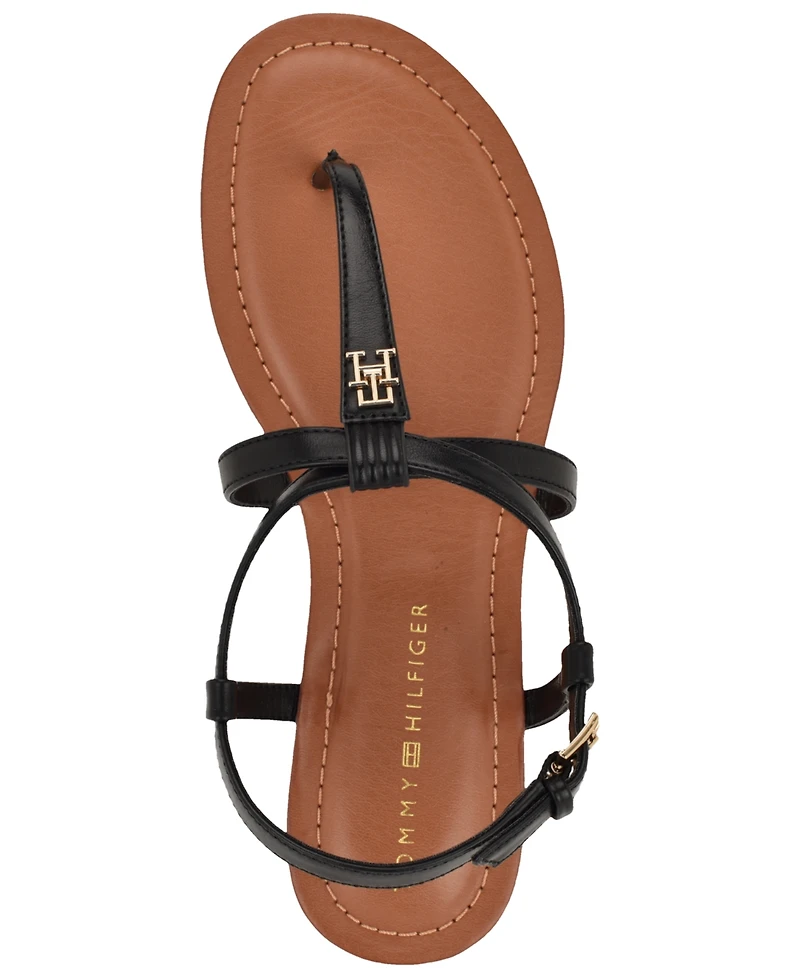 Tommy Hilfiger Women's Lohian Strappy Flat Thong Sandals