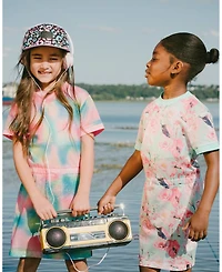 Deux par Deux Baby Girls Cap Black Animal Print