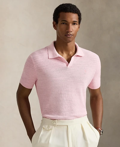 Polo Ralph Lauren Men's Short-Sleeve Textured Sweater Shirt
