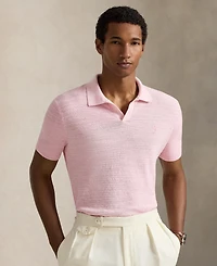 Polo Ralph Lauren Men's Short-Sleeve Textured Sweater Shirt