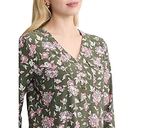 Jones New York Women's Long-Sleeve Top