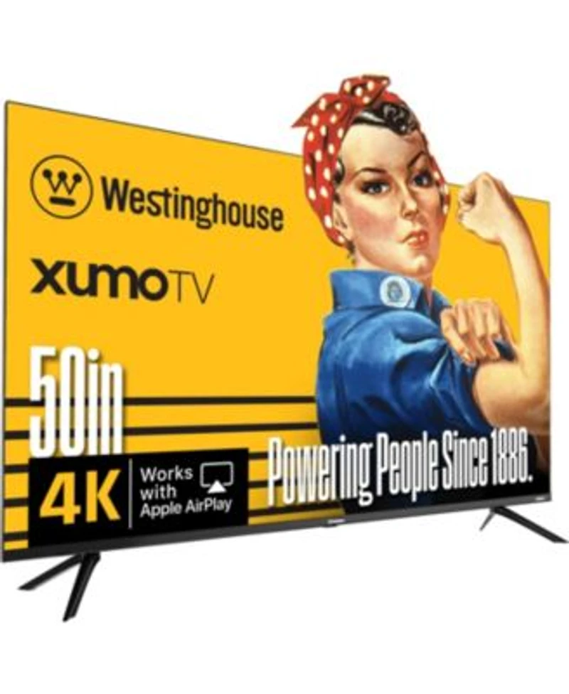 Westinghouse 50 X22 Smart Tv 4k Uhd Xumo Tv With Hdr10 Dolby Vision Atmos Voice Remote Bluetooth Apple Airplay Wi Fi Edgeless Led Screen 60hz