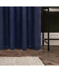 Olivia Gray 100% Polyester 190 Gsm Eloise Reversible Blackout Grommet Curtain Panel