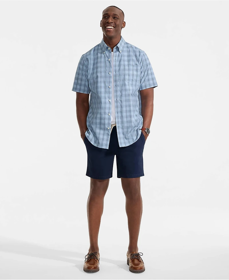 Lands' End Men's Tall Short Sleeve No Iron Twill Shirt