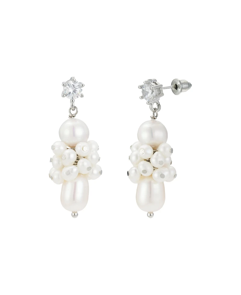 Untamed Petals Sydney Pearl Drop Earrings