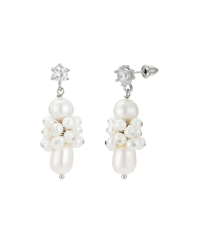 Untamed Petals Sydney Pearl Drop Earrings