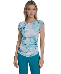 Calvin Klein Women's Crewneck Short-Sleeve Top