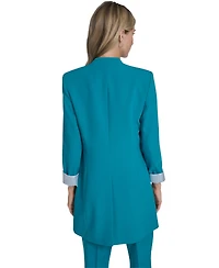 Calvin Klein Women's Open-Front Roll Back Cuff Jacket