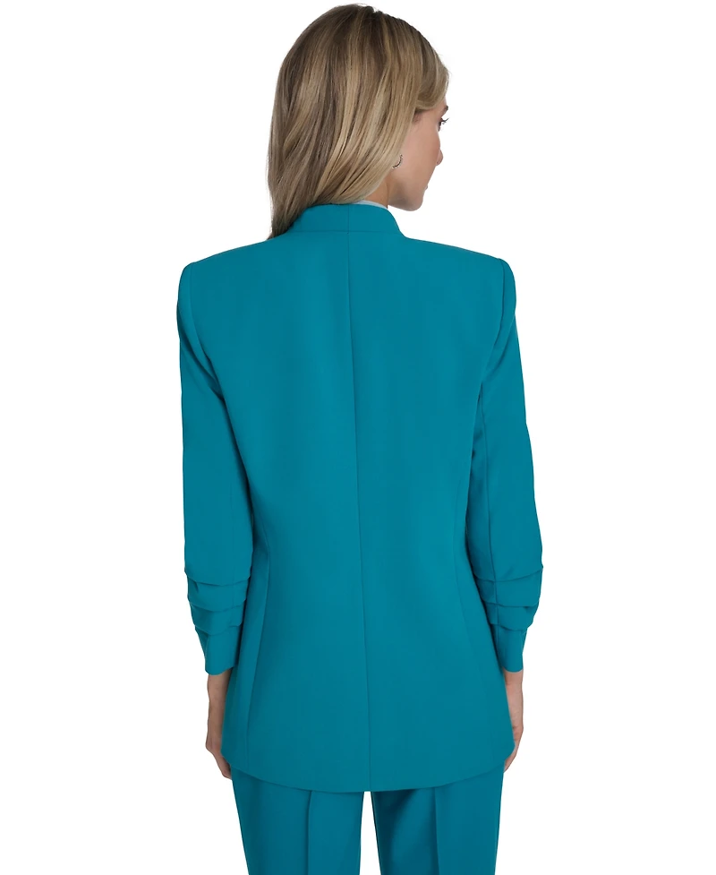 Calvin Klein Women's Open-Front Collarless Jacket