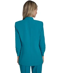 Calvin Klein Women's Open-Front Collarless Jacket