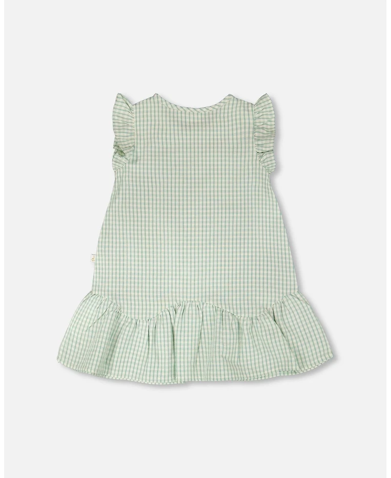 Deux par Deux Toddler Girls Plaid Poplin Dress