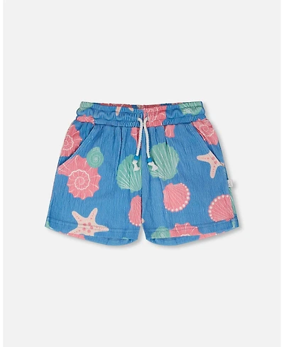 Deux par Toddler Girls Crinkle Jersey Shorts