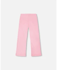 Deux par Deux Toddler Girls Crinkle Jersey Leggings Pink