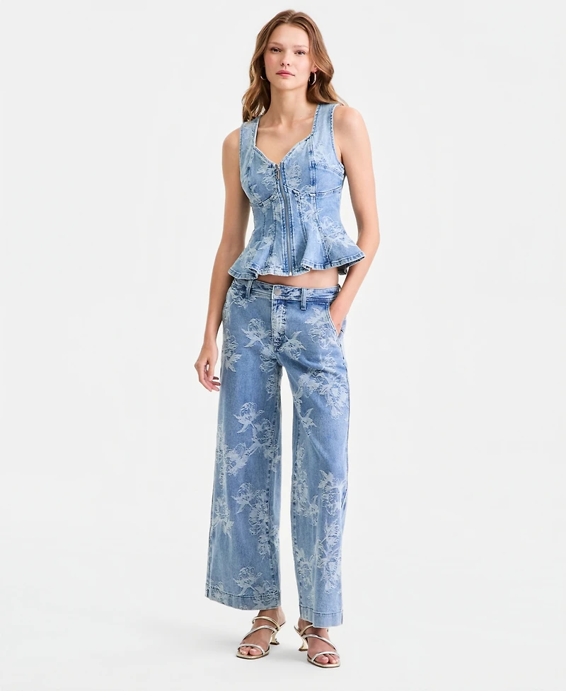 Guess Women's Anika Sleeveless Peplum Top