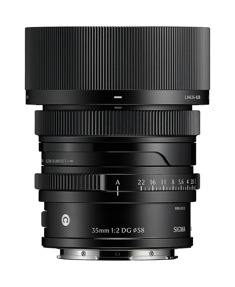Sigma 35mm f/2 Dg Contemporary Lens for L Mount, Black, Bundle with Software Kit, Cleaning Kit and Cap Keeper