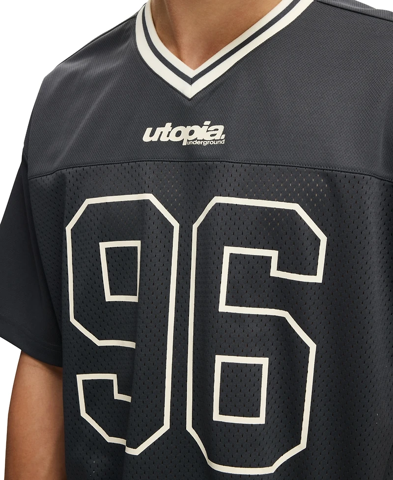 Cotton On Men's Football Jersey Short-Sleeve T-Shirt