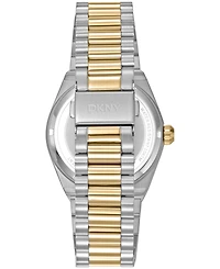 Dkny Men's Date Dial Two-Tone Gold Stainless Steel Bracelet Watch