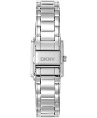 Dkny Women's Silver Dial Stainless Steel Bracelet Watch, 23 x 30mm