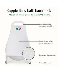Evolur Toddler Supple Spa Bath Tub in White