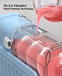 Tzumi Puree 2.6 Liter Slushie and Soft Serve Ice Cream Machine