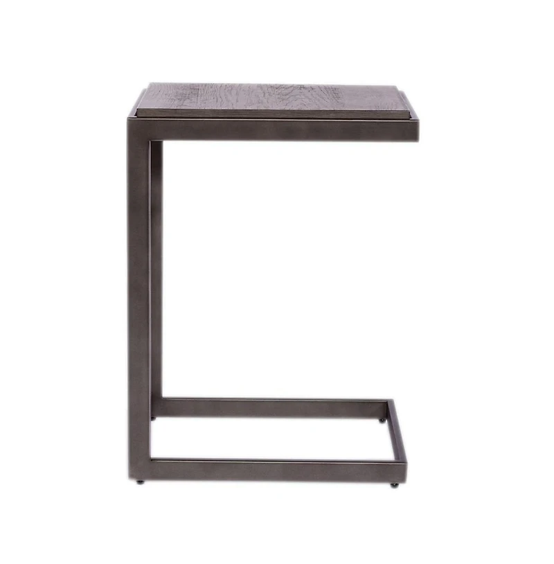 Liberty Furniture Modern View Laptop Table in Gauntlet Gray