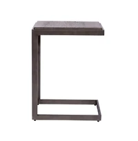 Liberty Furniture Modern View Laptop Table in Gauntlet Gray