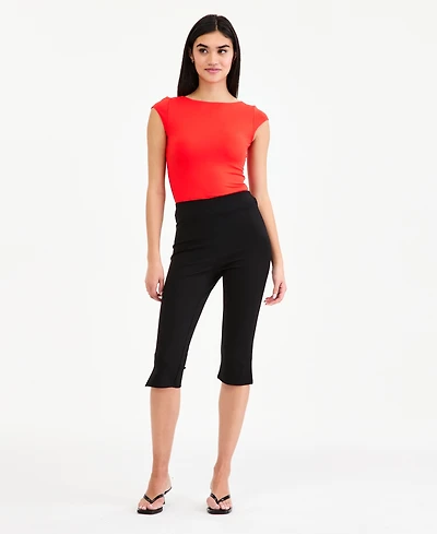 Bar Iii Women's Pull-On Capri Pants, Macy's Exclusive