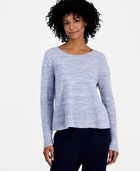 Eileen Fisher Women's Slub-Knit Crewneck Sweater