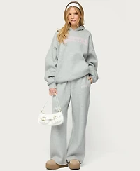 Edikted Women's Lover Wide Leg Sweatpants