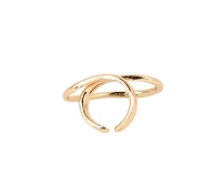 Sohi Women's The Wrap-Line Statement Ring