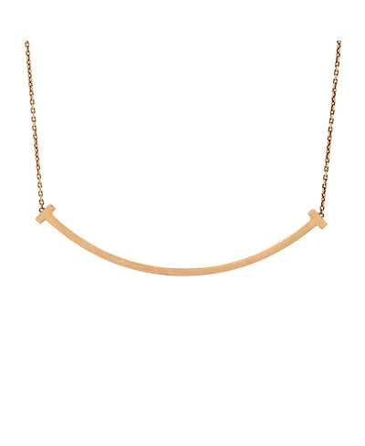 Pre-Owned Tiffany & Co T Smile Pendant Necklace