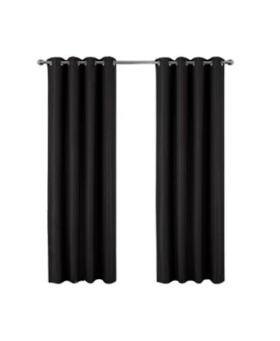 Olivia Gray 100 Polyester 250 Gsm Basket Weave Ian Luxury Jacquard Blackout Grommet Curtain Panel 54 X22 X X22