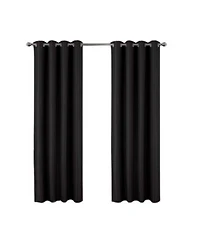 Olivia Gray 100 Polyester 250 Gsm Basket Weave Ian Luxury Jacquard Blackout Grommet Curtain Panel 54 X22 X X22