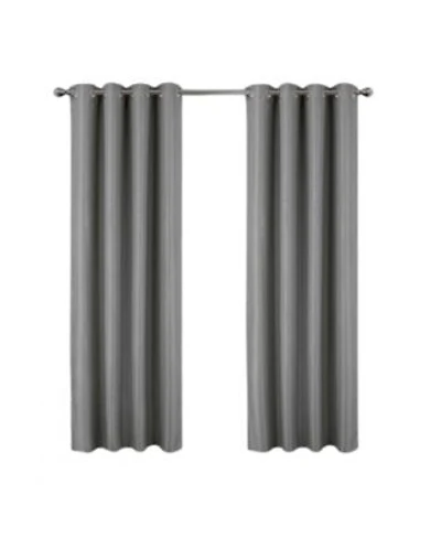Olivia Gray 100 Polyester 250 Gsm Basket Weave Ian Luxury Jacquard Blackout Grommet Curtain Panel 54 X22 X X22