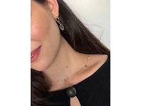 seree Harvest - Jade stone charm earrings