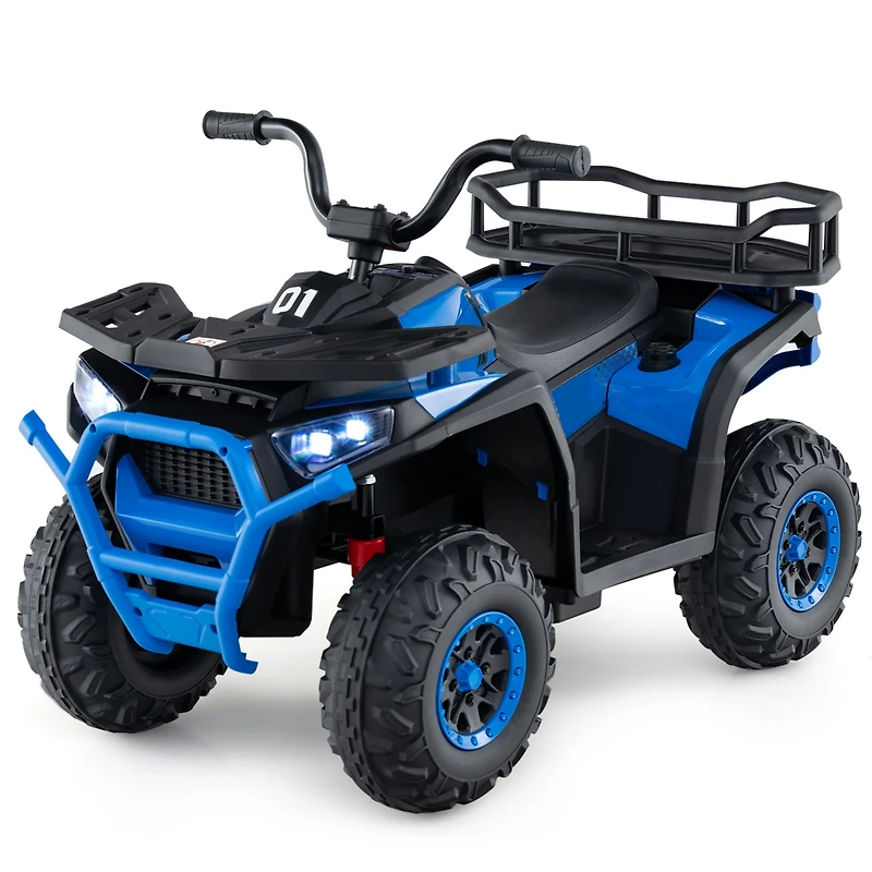 Slickblue Kids 24V Electric Atv Quad Ride-On with Realistic Sounds