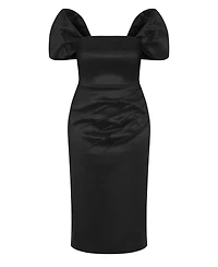 City Chic Women's Elyse Off Shoulder Midi Dress