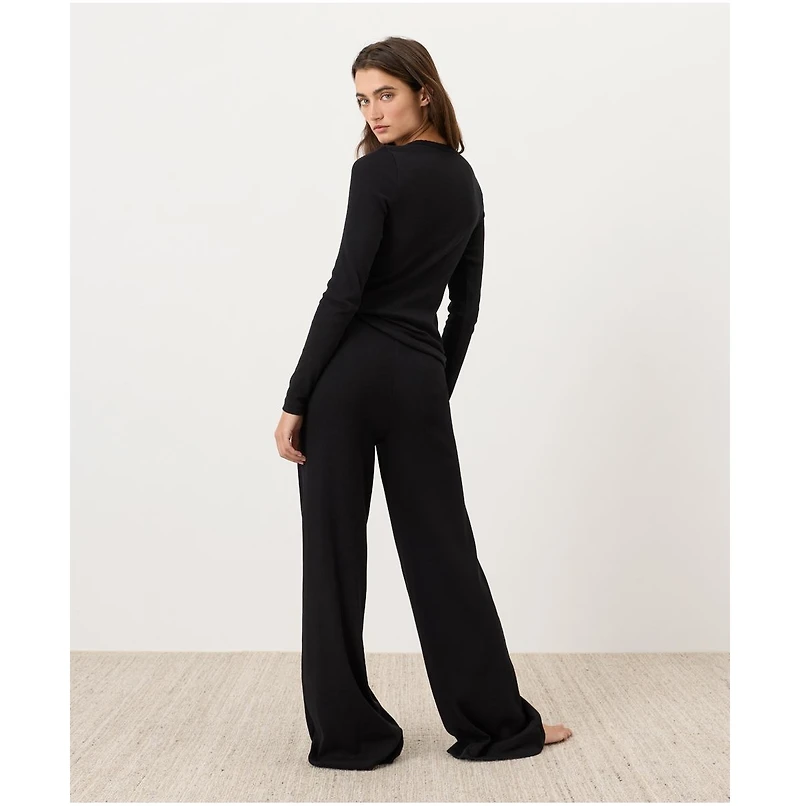 Pact Women's Dream Rib Slim Henley made with organic cotton Top