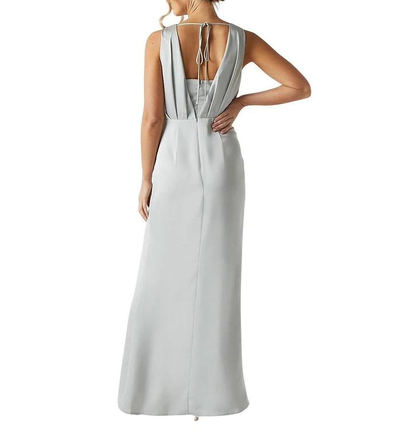 Coast Women's Ruched Satin Bridesmaid Dress