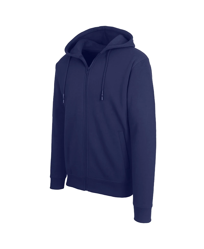 Blue Ice Men's Full Zip Regular-Fit Hooded Sweatshirt