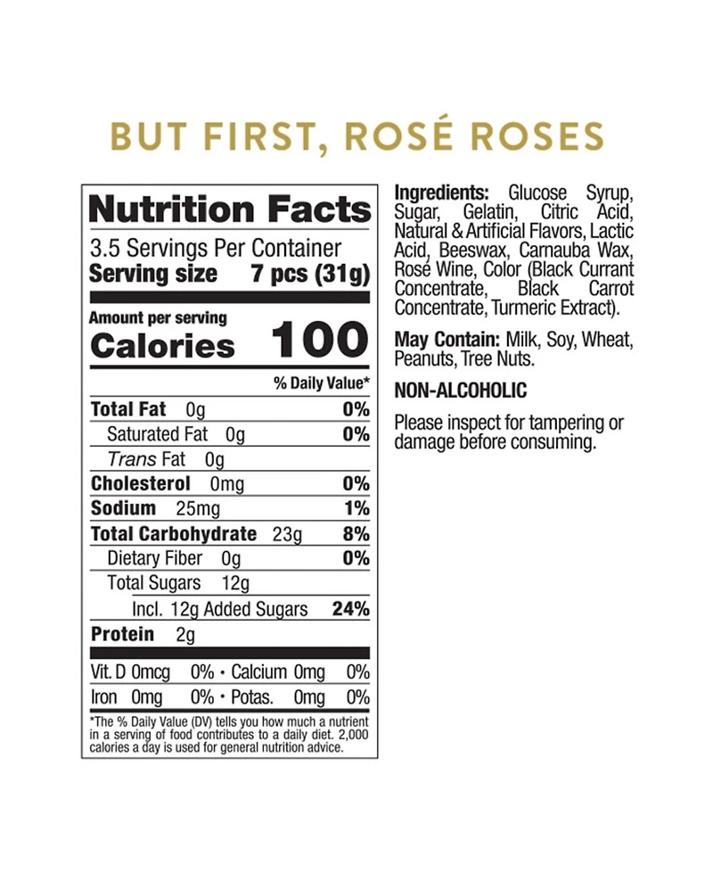 Sugarfina Spring But First Rose Candy Roses, 3-pc.