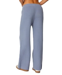 Edikted Women's Kris Ribbed Knit Sweatpants